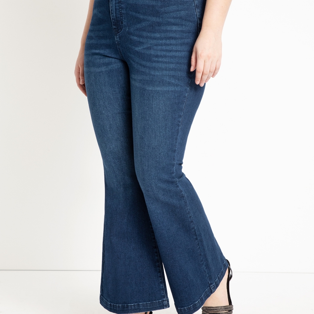 Goldie High Rise Flare Leg Jean